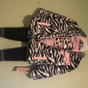 12 month outfit zebra